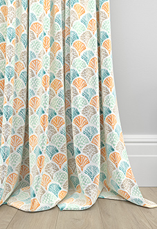 Foxley Faux Silk, Nautilus - Made to Measure Curtain